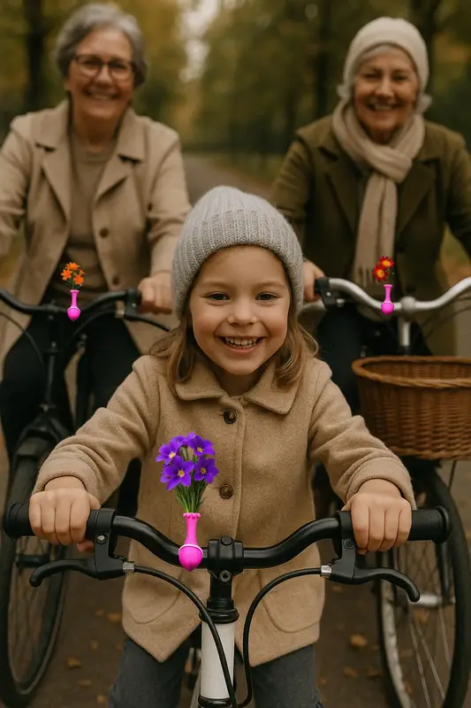Freude am Fahren: Ein ideales Geschenk für Tourenradler mit Blumen